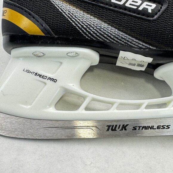 Bauer Supreme One20 Youth Ice Hockey Skates Size Y10 Pro TUUK Stainless Blade - Picture 7 of 16